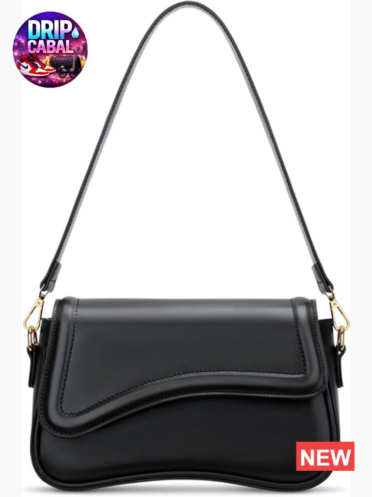 Faux Leather Hobo Shoulder Bag With Detachable Chain Purse